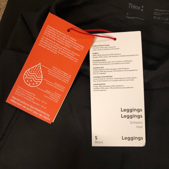 NWT, Thinx, Size Small, Leggings - Picture 7 of 7